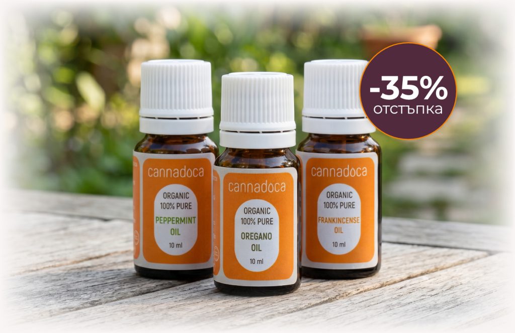 Етерични масла Cannadoca с 35% отстъпка